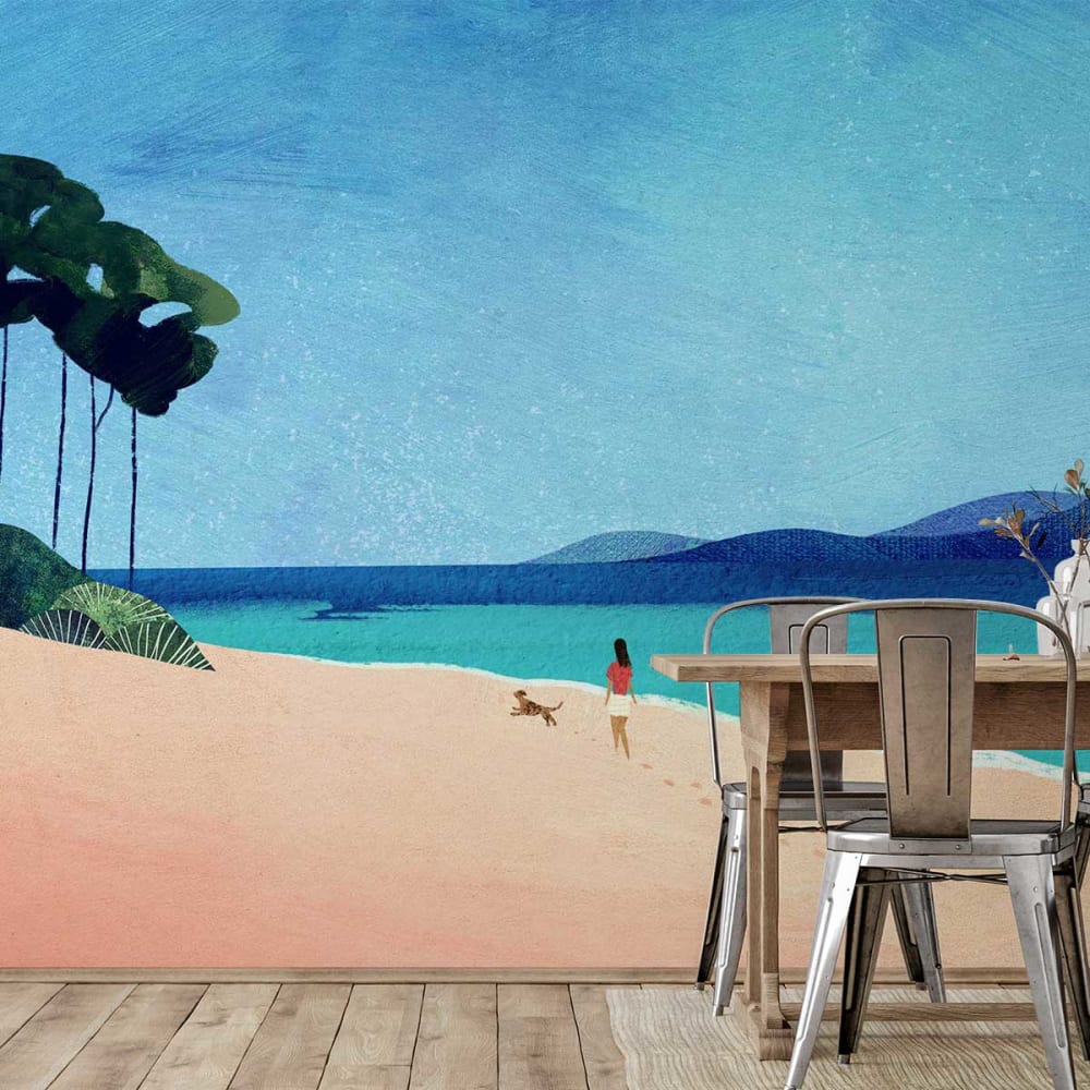 papel pintado escapada a la costa 364x270cm