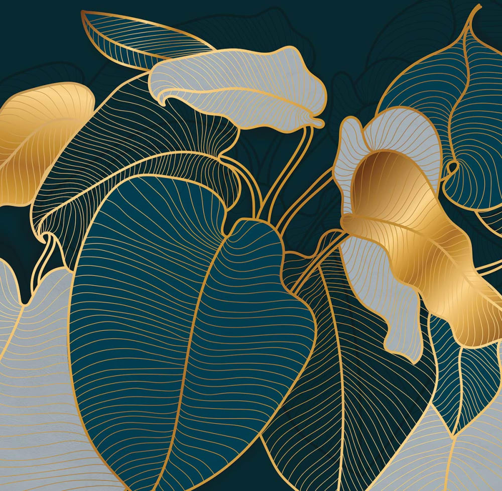 Papier peint or et luxure 364x270 cm — vue 4