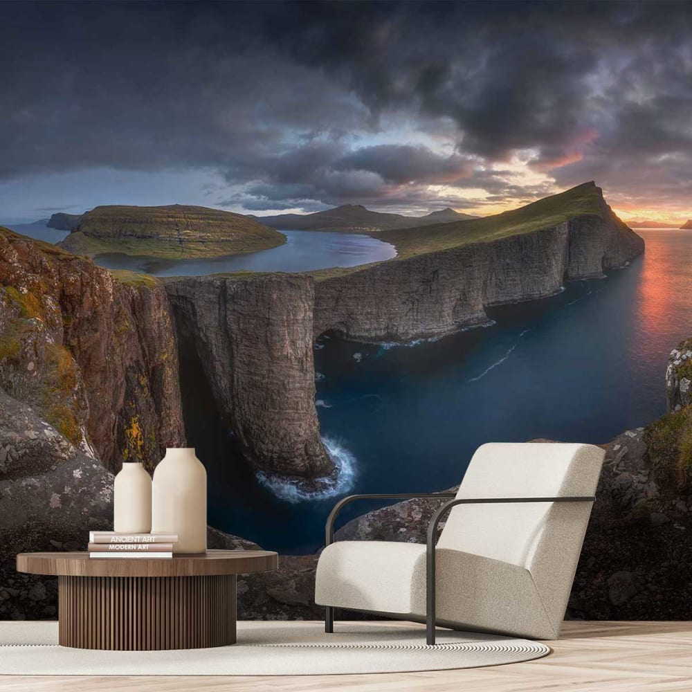 Papier peint ile feroé 364x270 cm