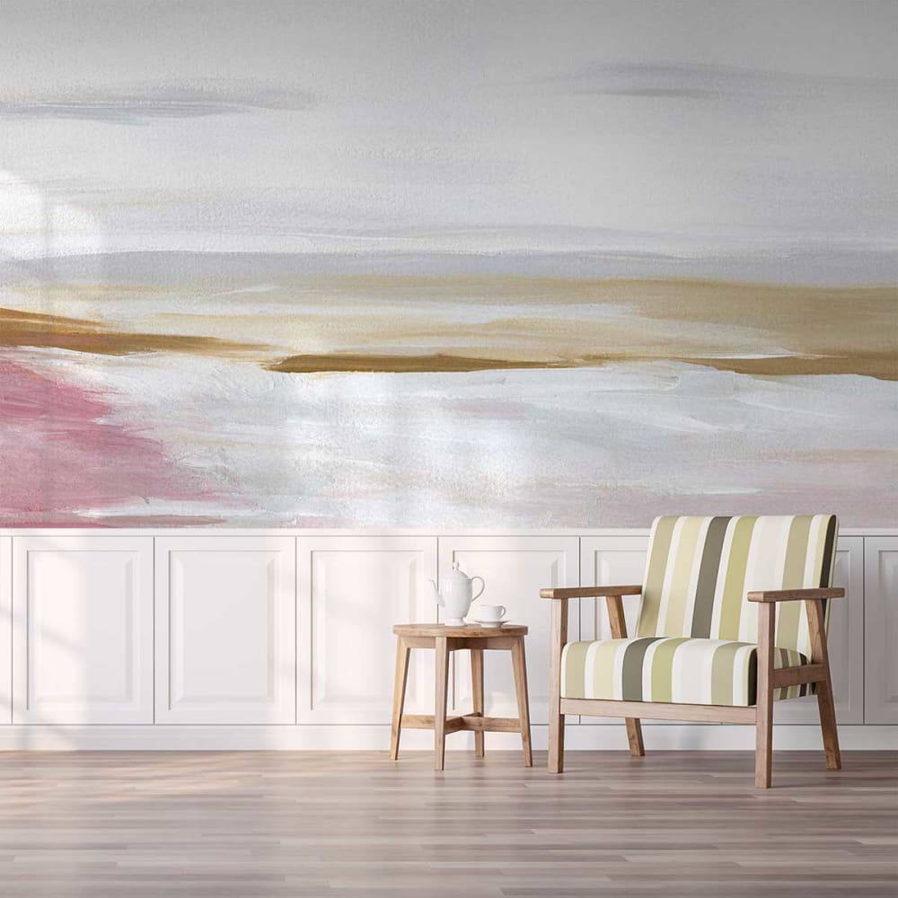 Hexoa Tapete Unwirkliche Landschaft 364x270cm Mehrfarbig Vlies