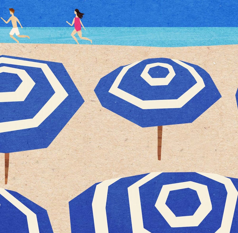 Papier peint un été à la plage 364x270 cm — vue 4