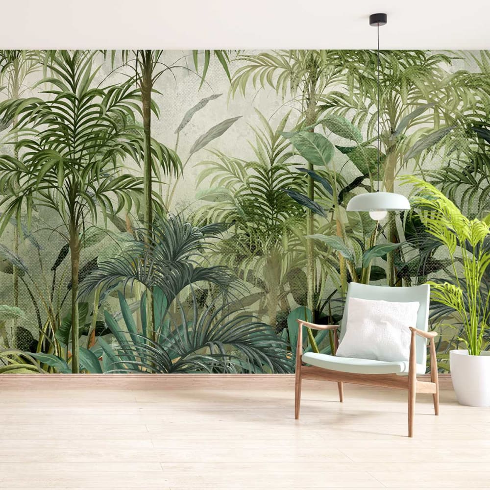 Tapete Tiefe des Dschungels 364x270cm - Maisons Du Monde