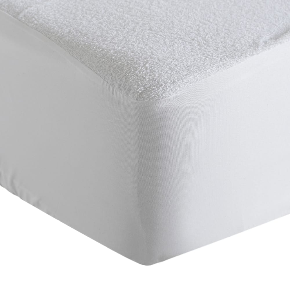 Alèse imperméable 100% Coton Blanc 105x200x32 cm