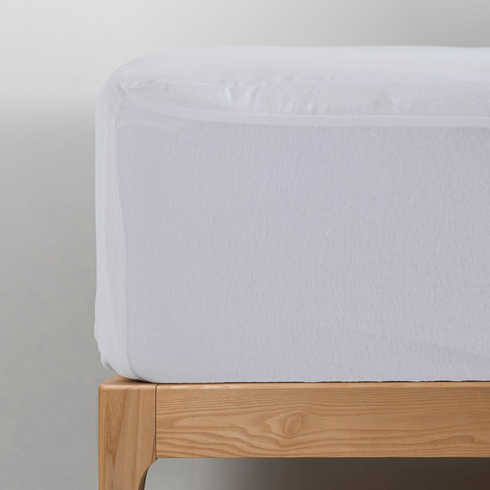Alèse imperméable 100% coton blanc 90x200x32 cm - Maisons du Monde
