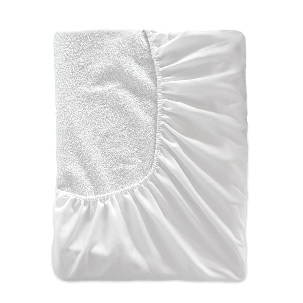 Alèse imperméable 100% Coton Blanc 180x200x32 cm — vue 4