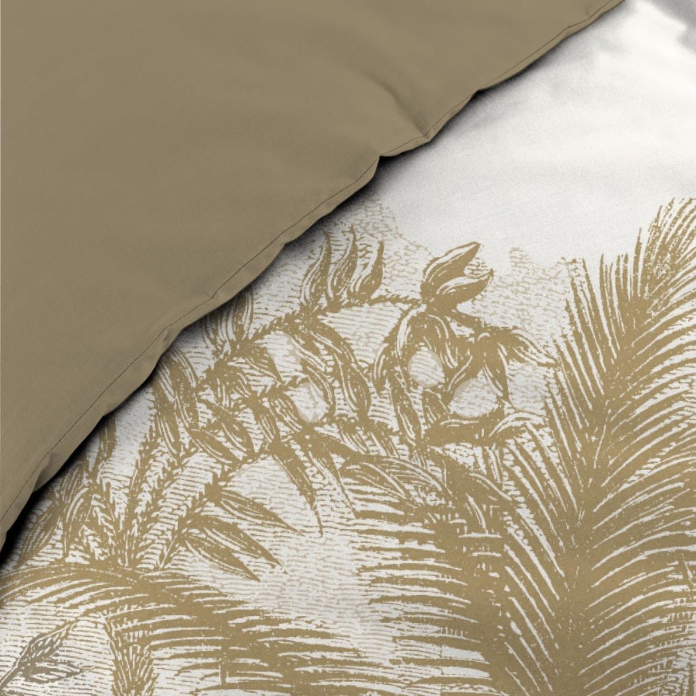 Parure de couette 100% coton imprimée 260x240cm 2 taies - Maisons du Monde