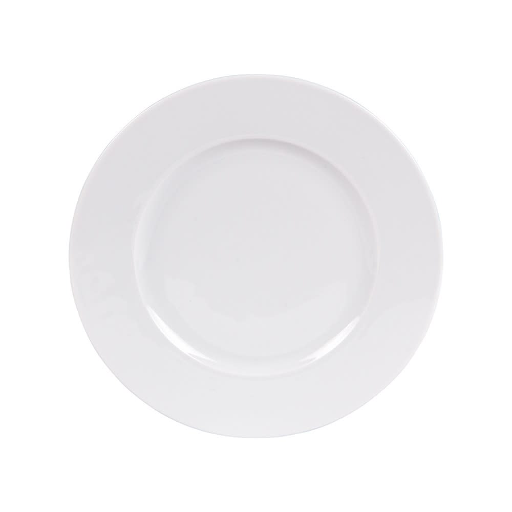 Lot de 6 assiettes à pain blanches en porcelaine 16 cm