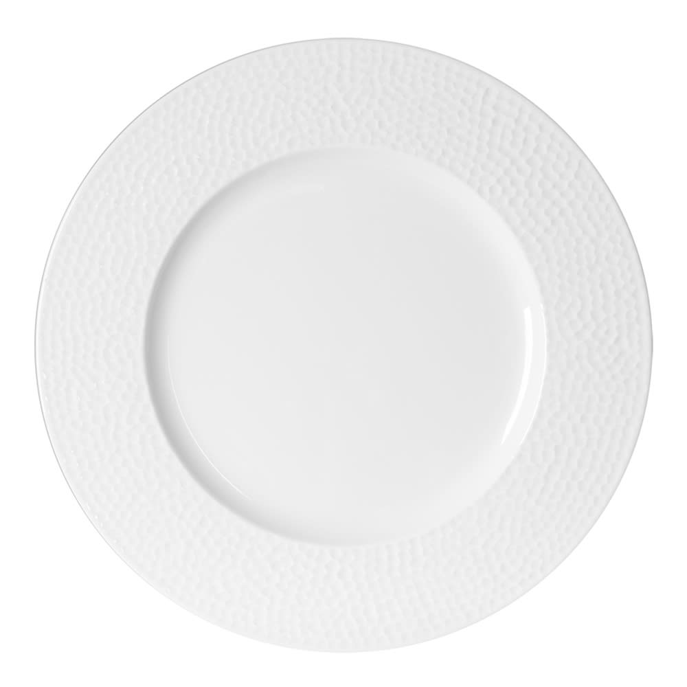 Assiette de présentation louna 31 cm blanc en porcelaine