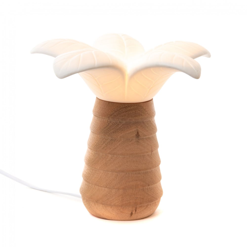 Lampe palmier marron