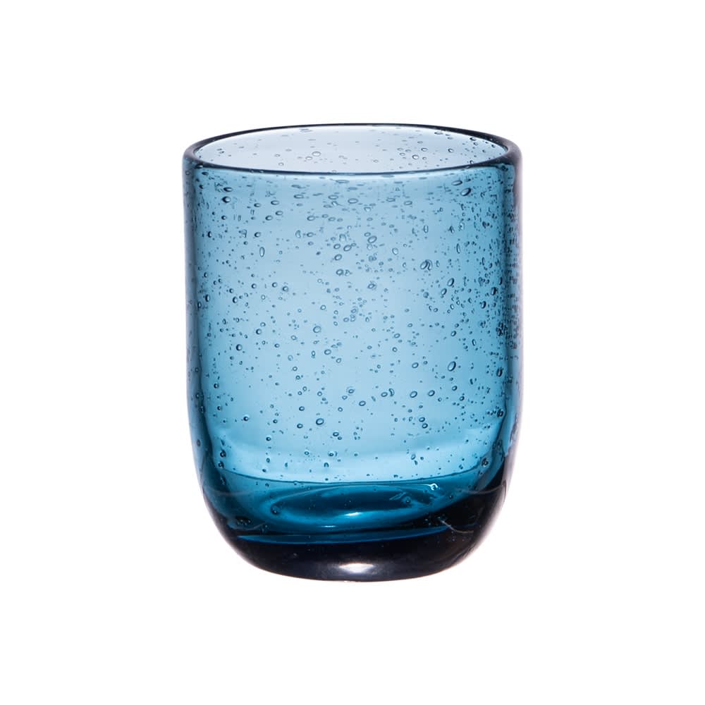 Lot de 6 gobelets luberon bleus en verre 20 cl