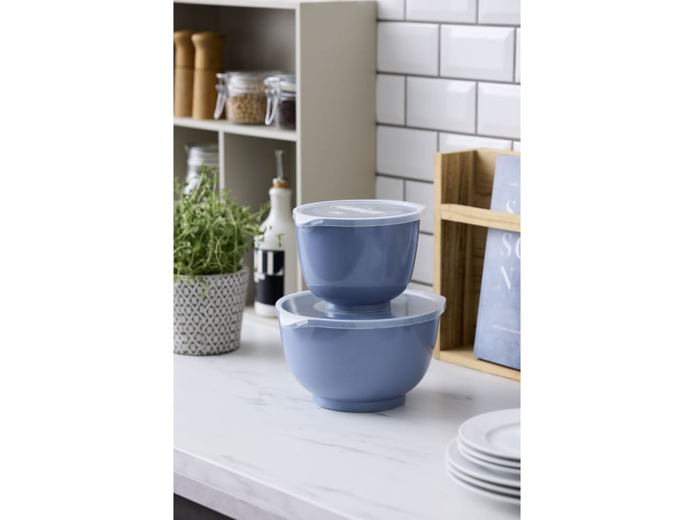 Set de bols à mixer et couvercles 4 pièces  bleu pastel