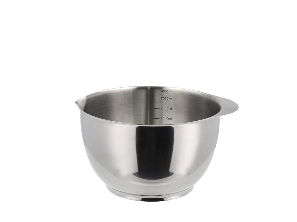 Set de 3 bols à mixer en acier