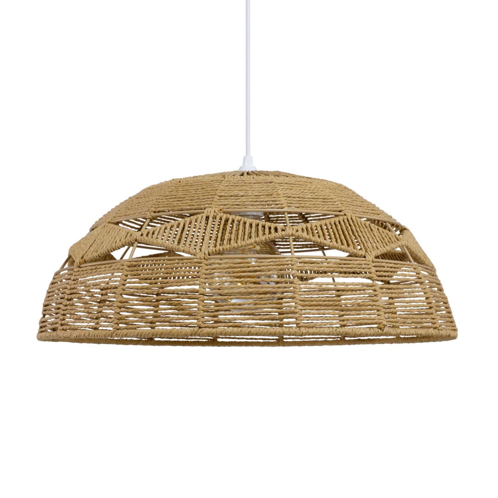 Suspension en corde en papier tressé naturel — vue 4