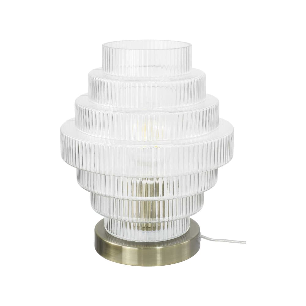 Lampe en verre & métal — vue 4