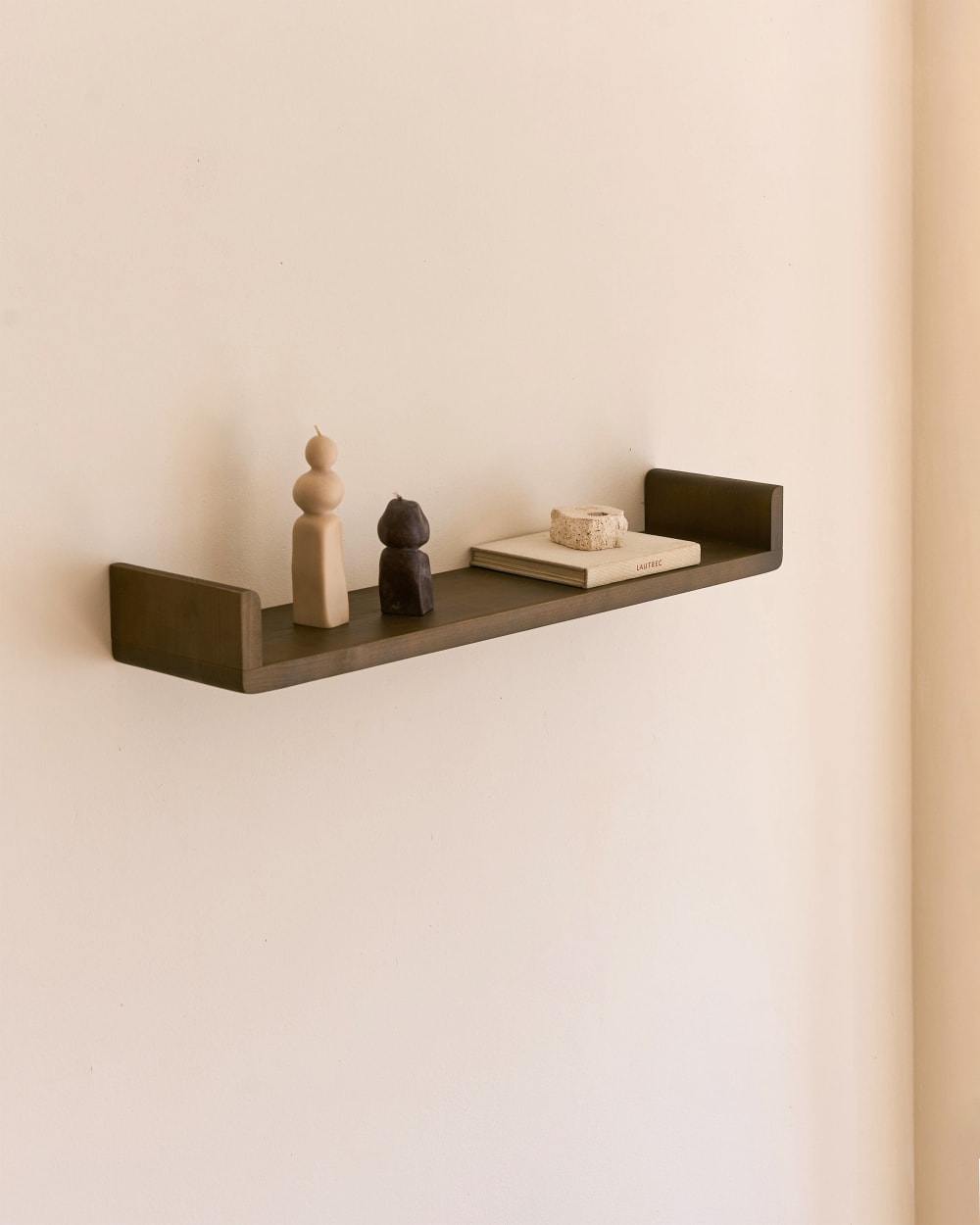 Hannun Regal aus massivem Tannenholz Braun style modern Braun