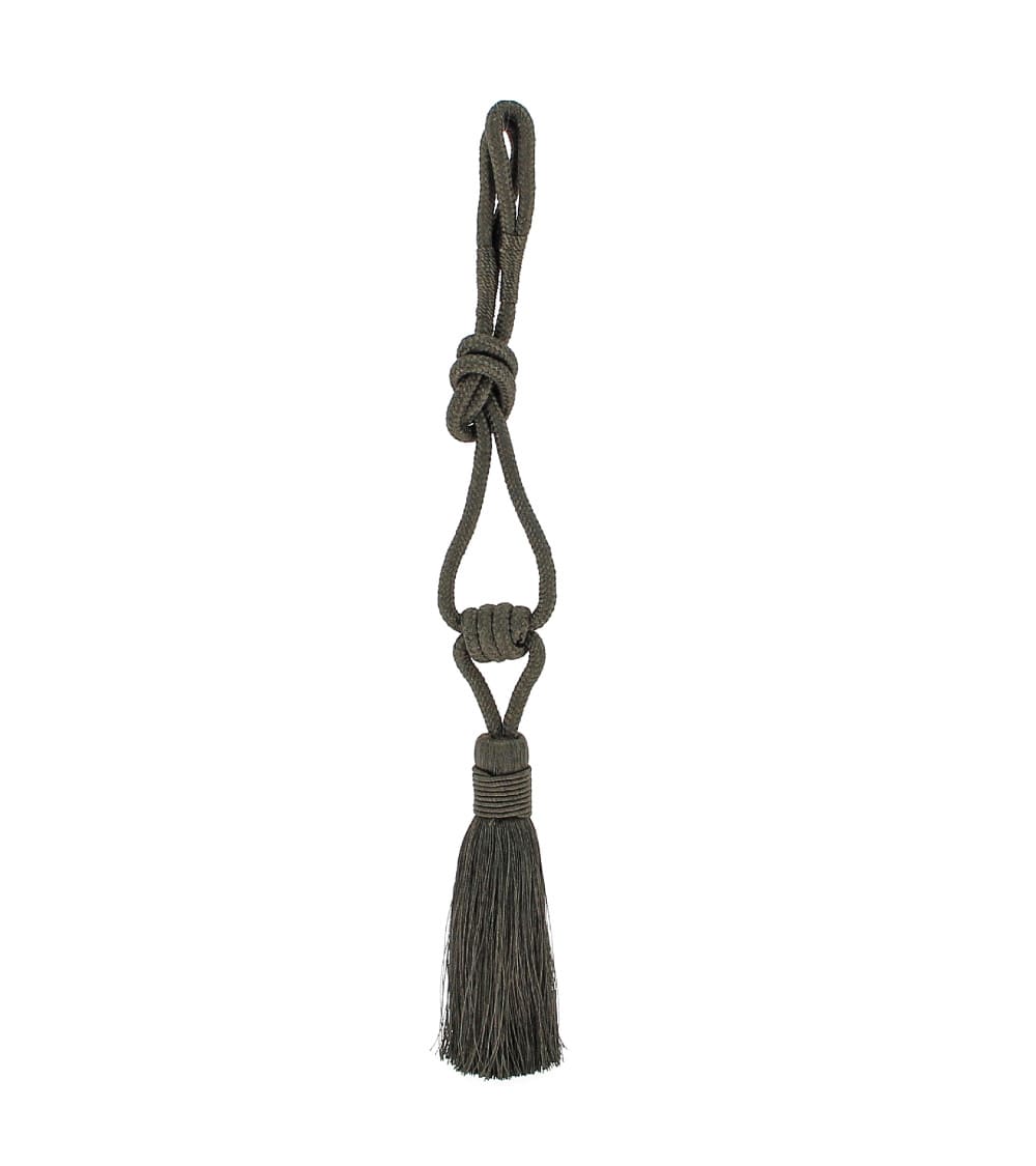 Embrasse pour rideaux à pompon - Gris anthracite - Maisons du Monde