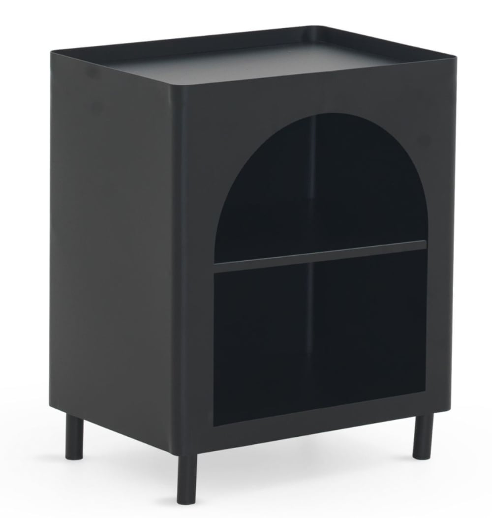Table d'appoint en métal - noir