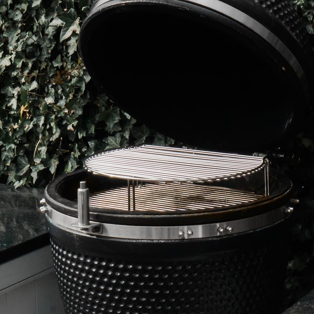 Rallonge de grille pour kamado en acier inox 40cm - Maisons du Monde