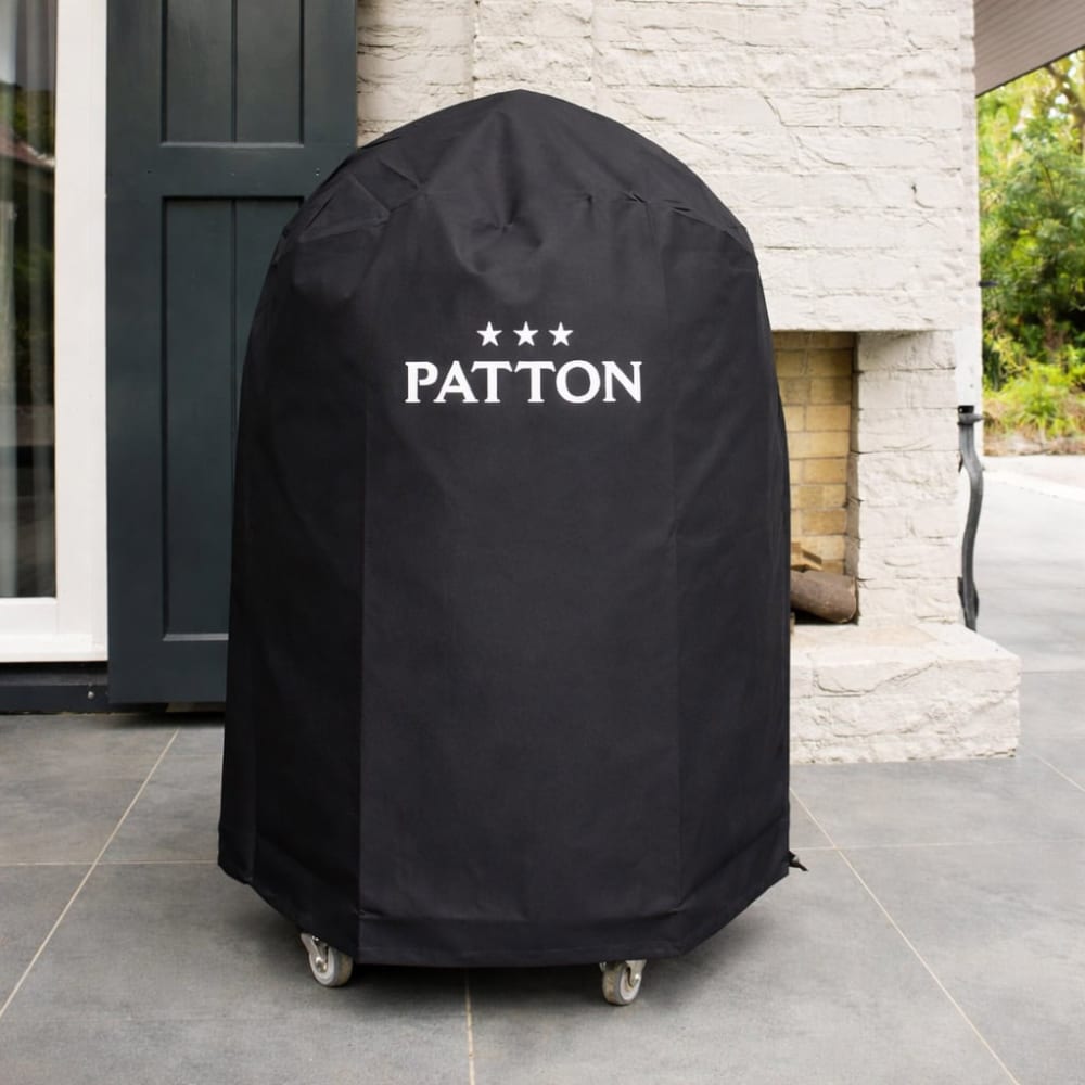 Patton Housse de protection pour barbecue kamado 20-22" Noir Pvc - Poly Chlorure De Vinyle