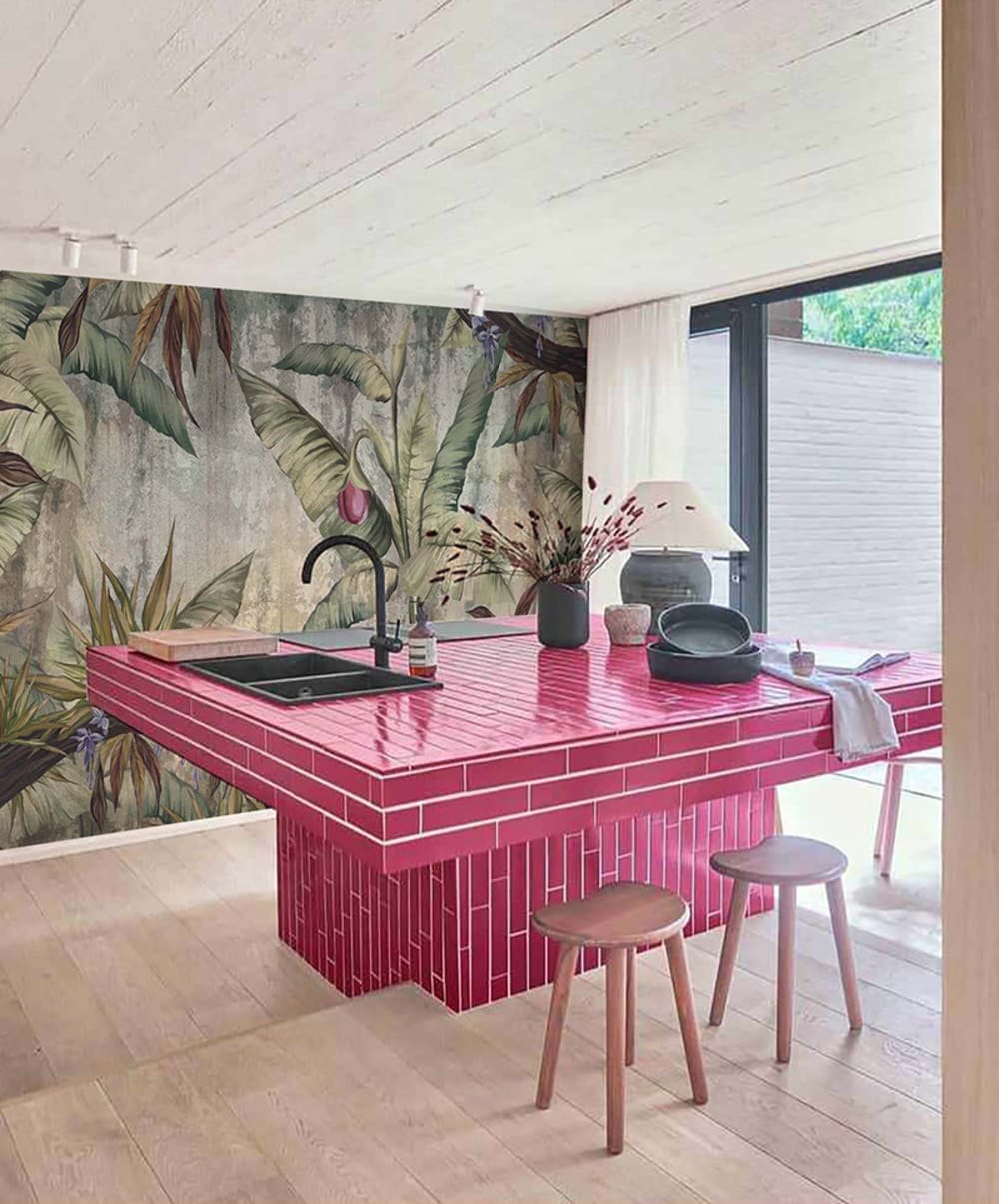 papel pintado vegetal cemento de alta gama 200 g 250x550 cm 11 tiras