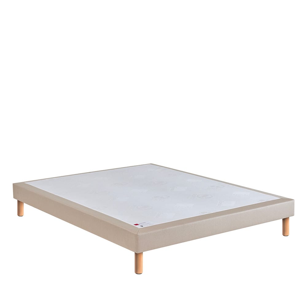 Sommier tapissier 160x200cm - Beige