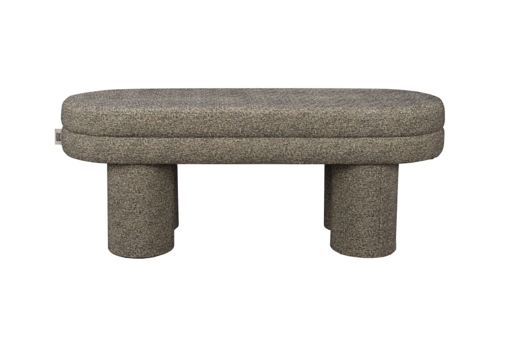 banc en polyester noir