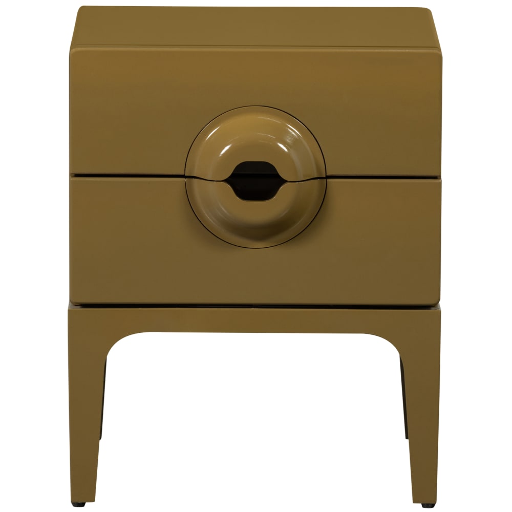 WOOOD Nachtschrank aus Eukalyptusholz, Honinggelb style modern - -