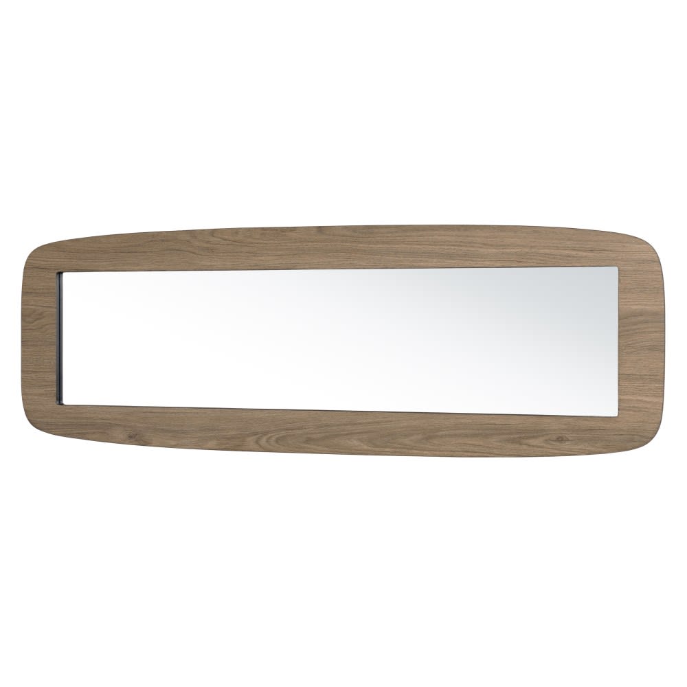 MACABANE Spiegel rechteckig 120x40cm style classic chic Braun Spanplatte