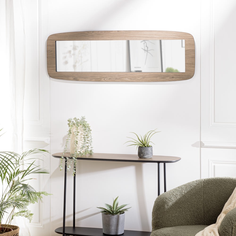 Miroir rectangulaire angles arrondis 120x40cm - Maisons du Monde