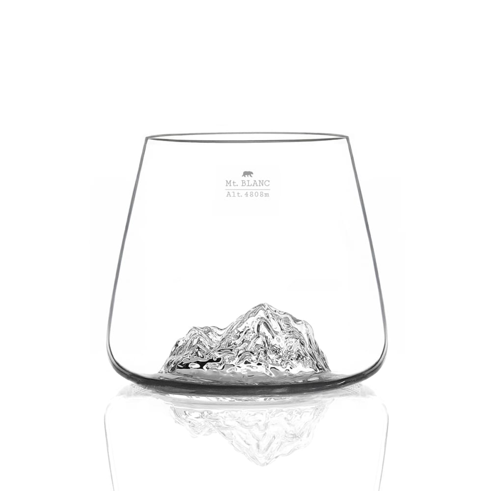 Set de 2 verres à spiritueux mont blanc & everest Set de 2 verres à spiritueux mont blanc & everest