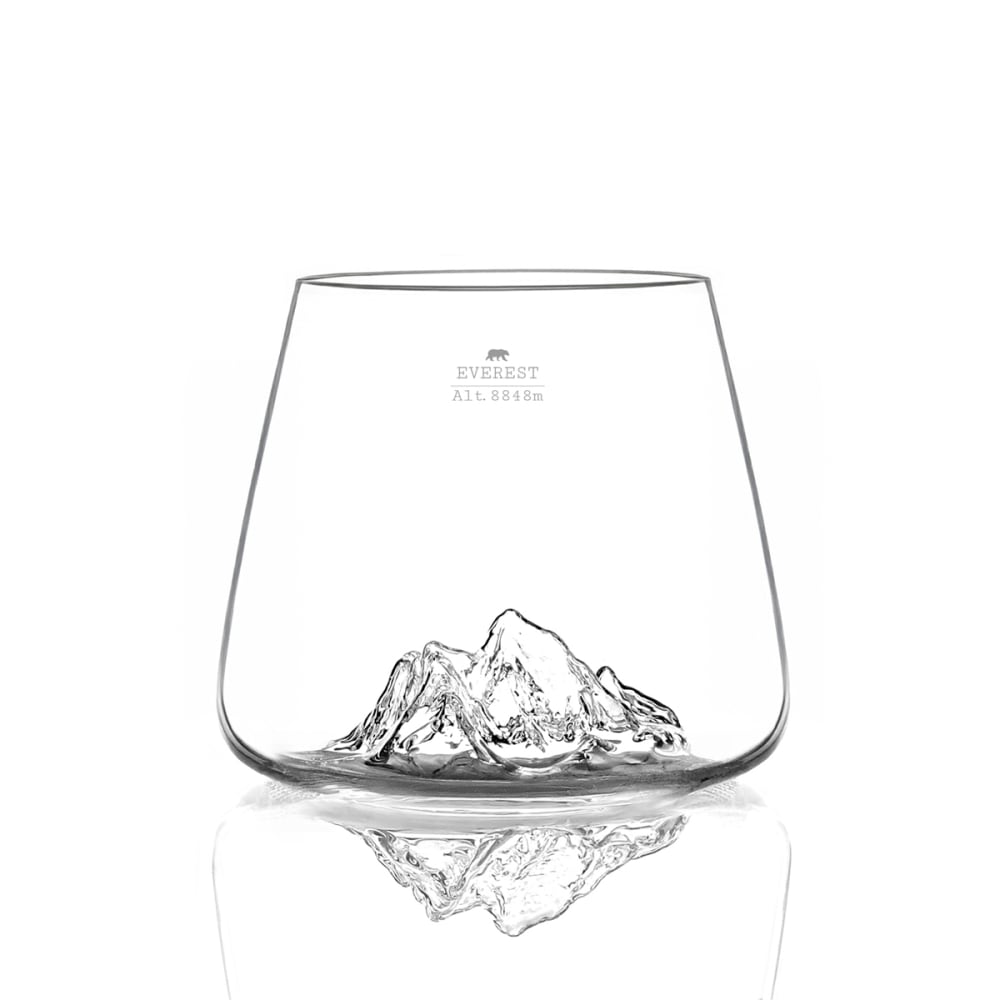 Set de 2 verres à spiritueux mont blanc & everest - Maisons du Monde