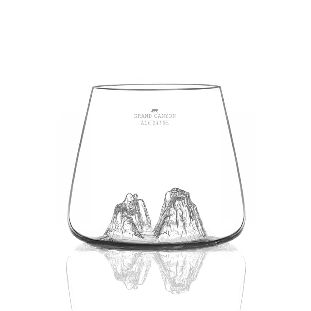 Set de 2 verres à spiritueux grand canyon & matterhorn Set de 2 verres à spiritueux grand canyon & matterhorn
