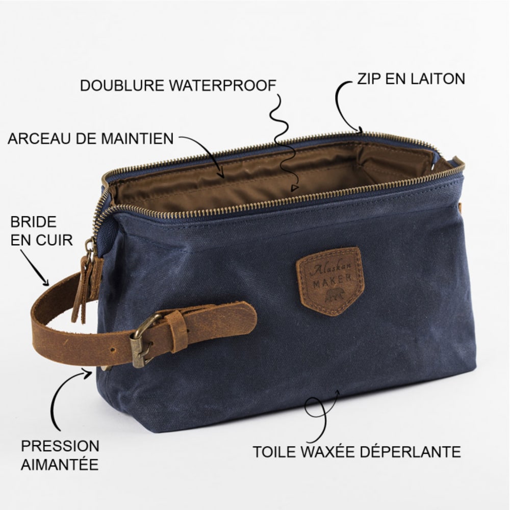 Trousse de toilette Bleu Marine - Maisons du Monde