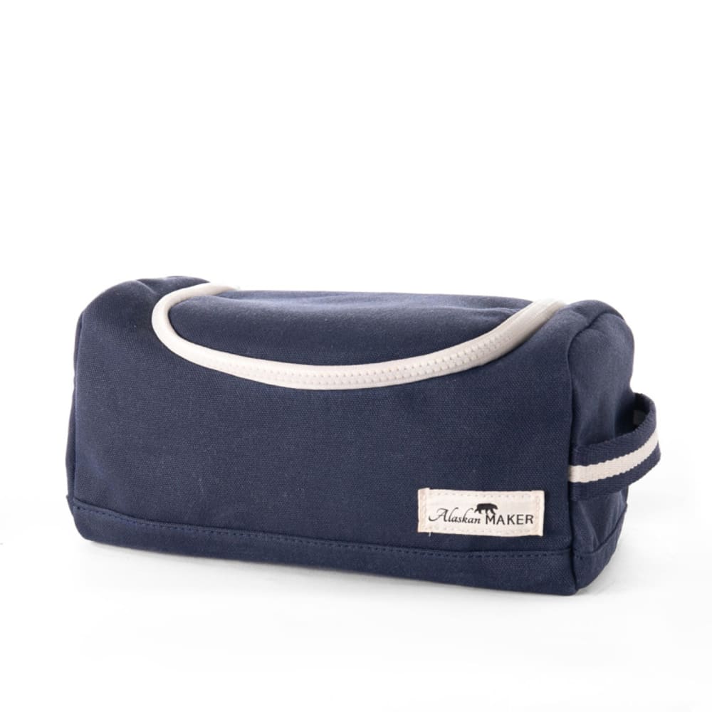 Alaskan Maker Trousse de toilette Bleu Marine Bleu Coton