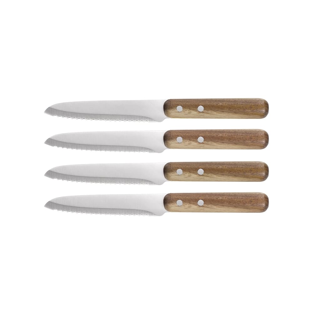 Set de 4 couteaux à steak bois