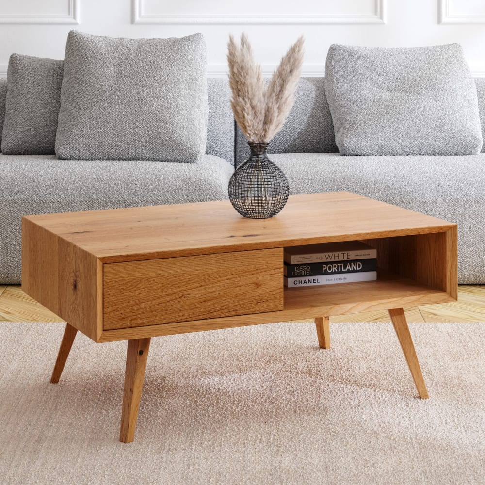 Couchtisch aus massivem Holz 80 cm - Maisons Du Monde