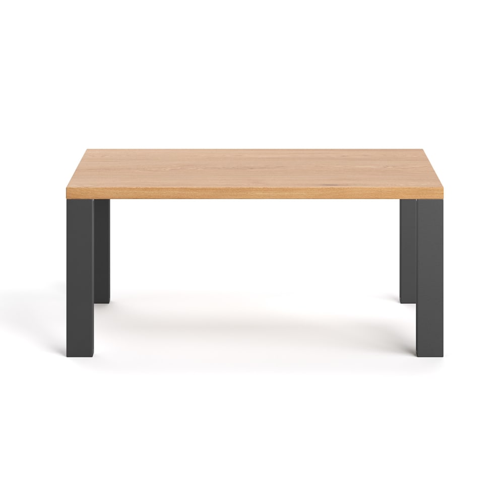 Danzz Couchtisch aus massivem Holz 100 cm Braun Holz