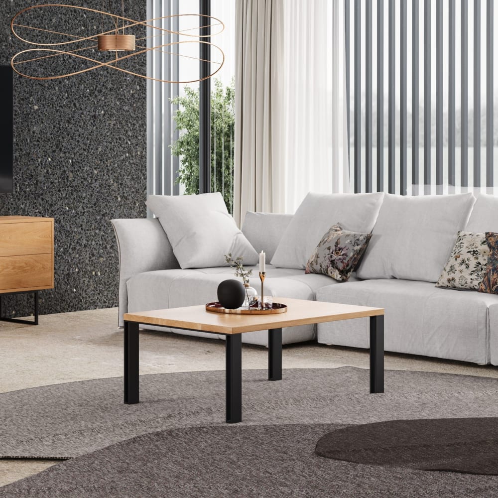Couchtisch aus massivem Holz 100 cm - Maisons Du Monde