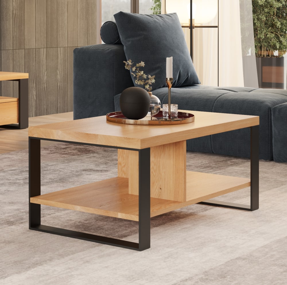 Couchtisch aus massivem Holz 140 cm - Maisons Du Monde