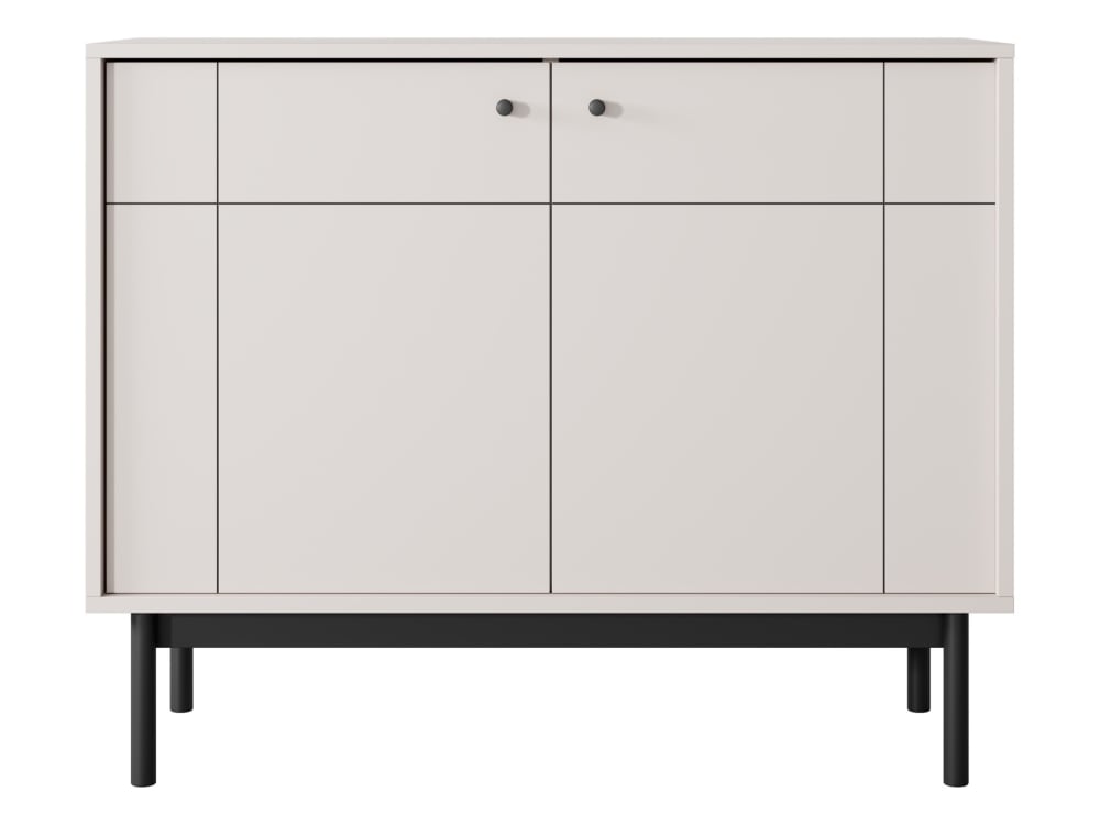 Buffet 2 portes grège 104 cm