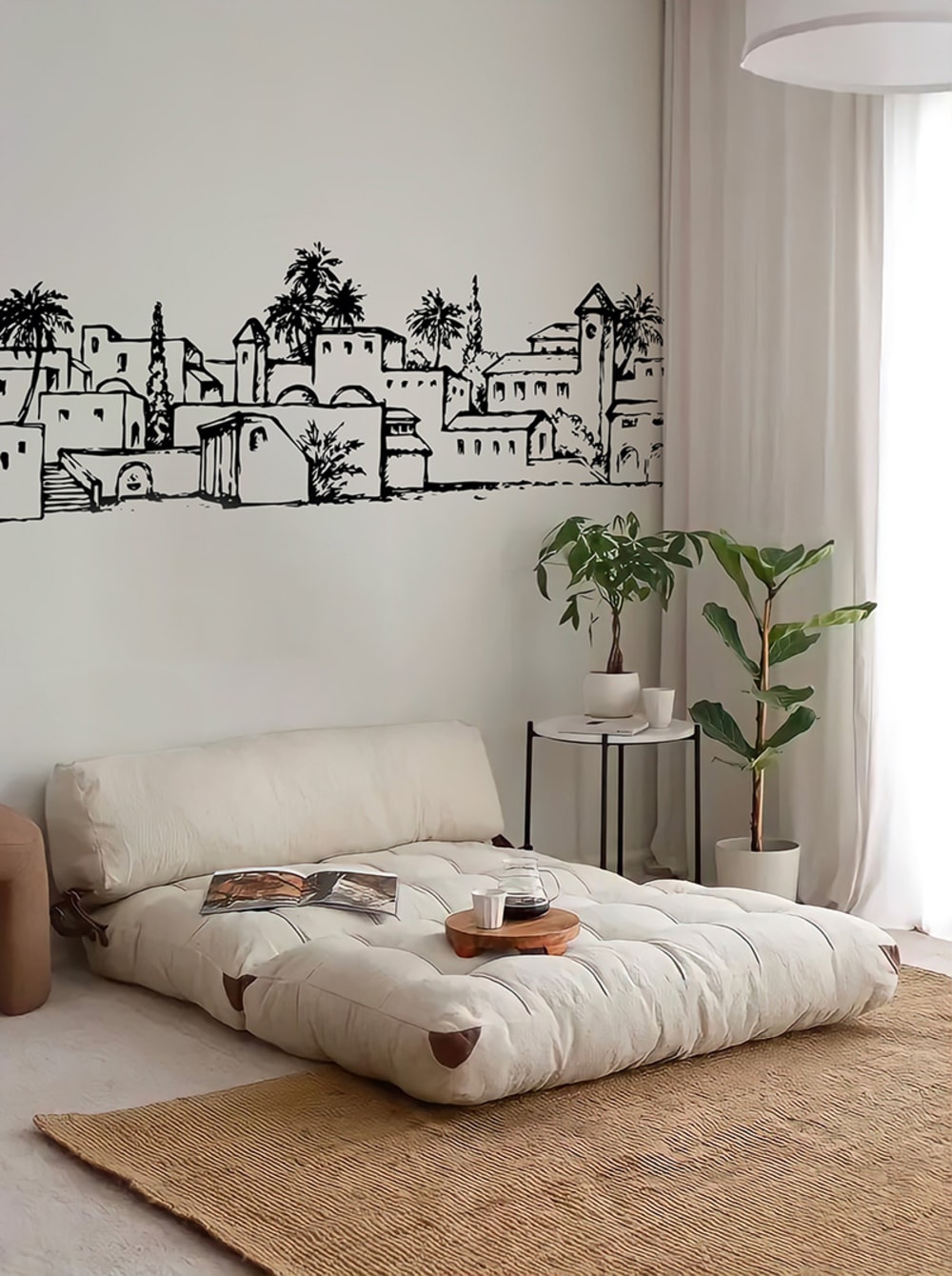 Papier peint panoramique oriental noir – h300 x l600 cm (12 lés) — vue 3
