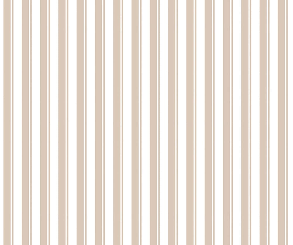 Papier peint panoramique rayures beige – h300 x l350 cm (7 lés) — vue 4
