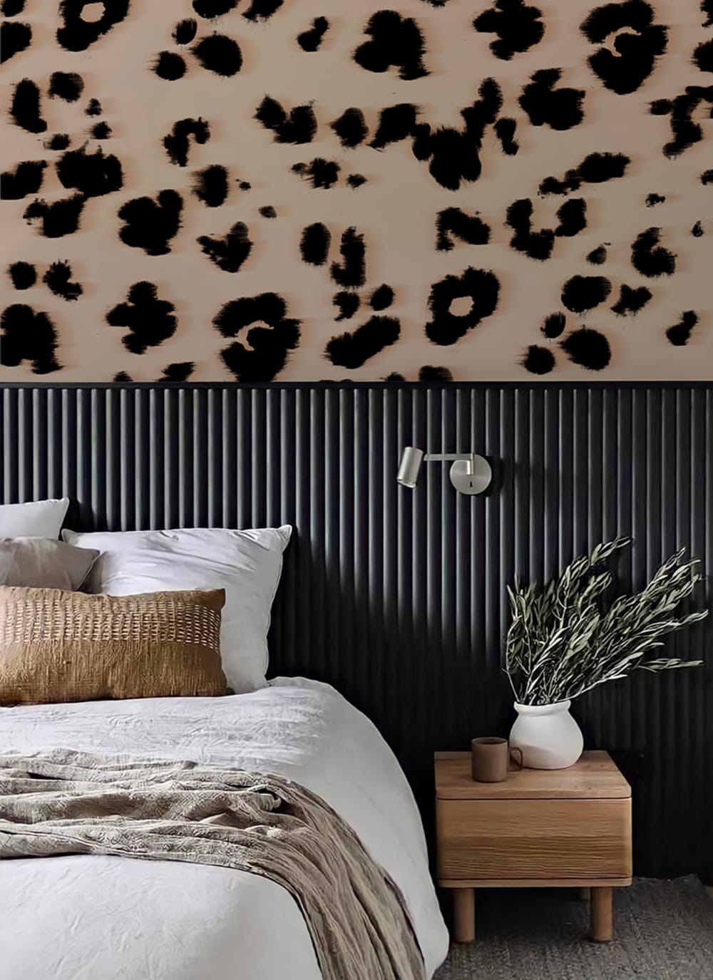 Papier peint léopard marron – h300 x l250 cm (5 lés) — vue 4