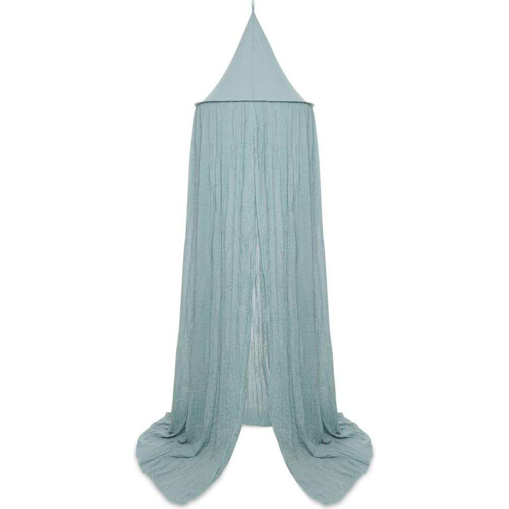 Ciel de lit en coton vert (245 cm) Ciel de lit en coton vert (245 cm)
