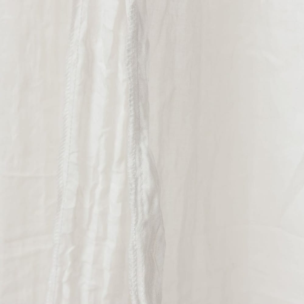 Ciel de lit en coton blanc ivoire (245 cm) - Maisons du Monde