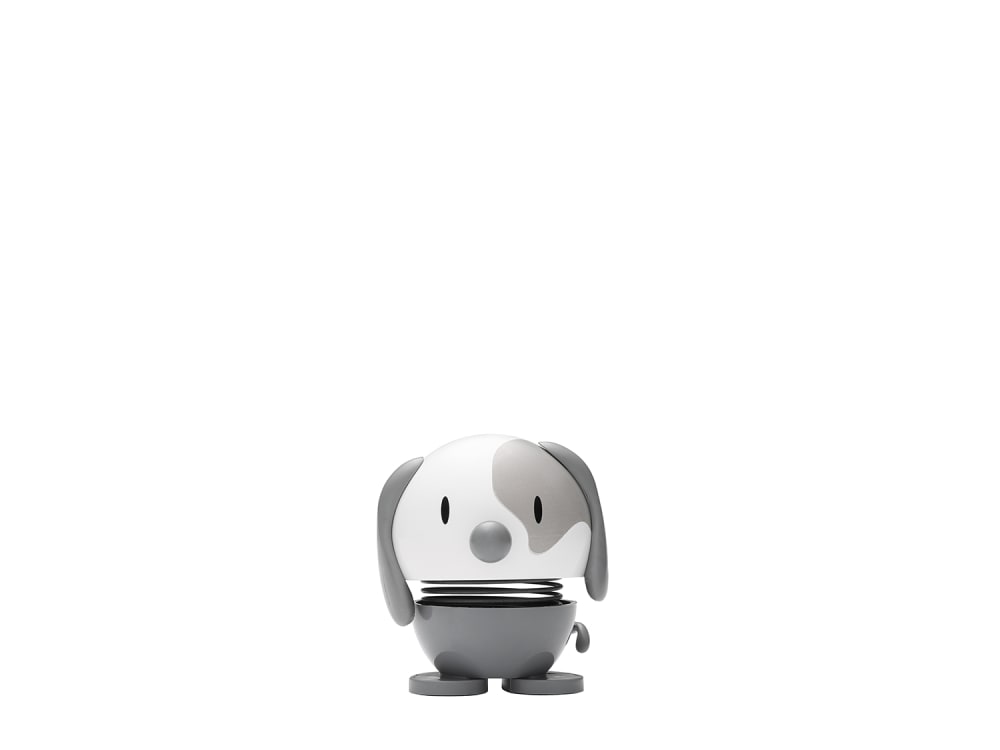 Figurine chien gris froid — Beyit