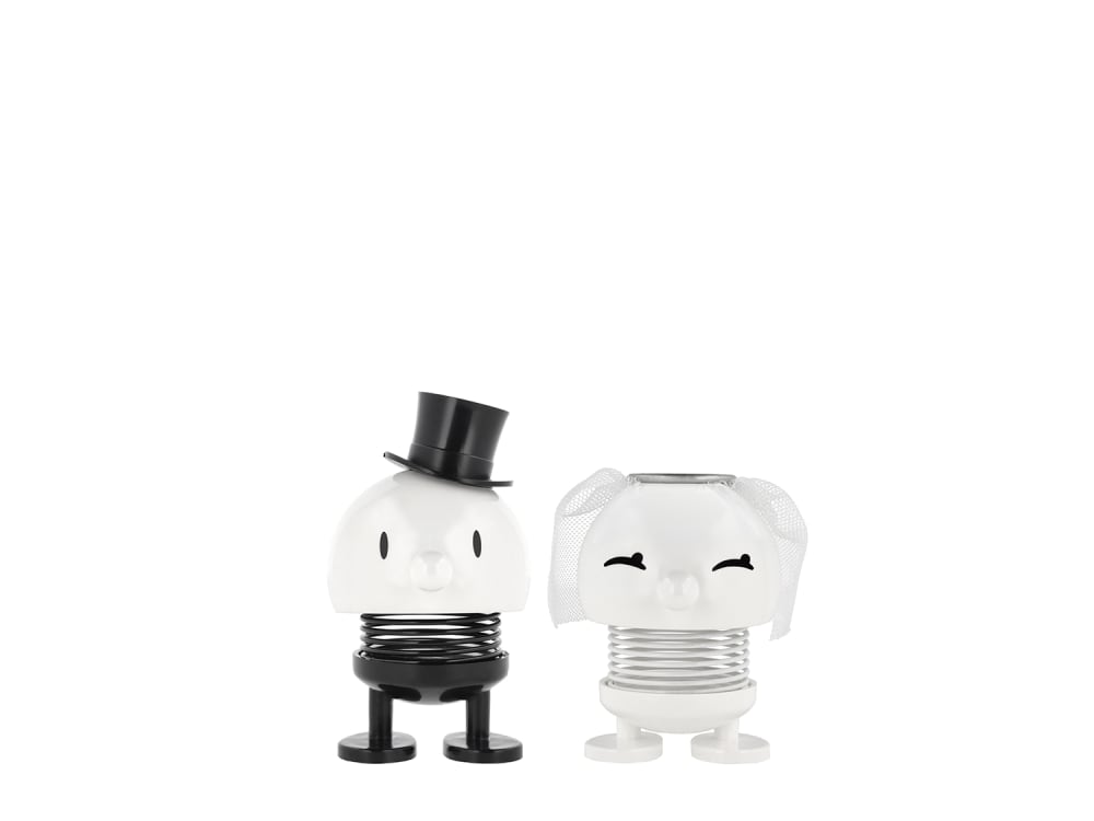 Figurine Mariée & Marié blanc