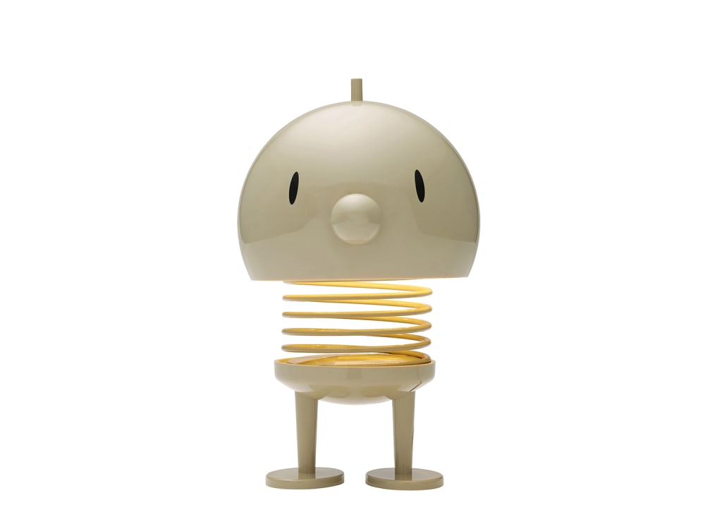 Figurine lampe LED nomade L latte