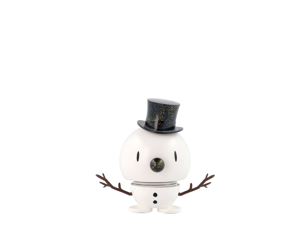 Hoptimist Figurine Bonhomme de neige M blanc/bleu Pvc - Poly Chlorure De Vinyle Garçon