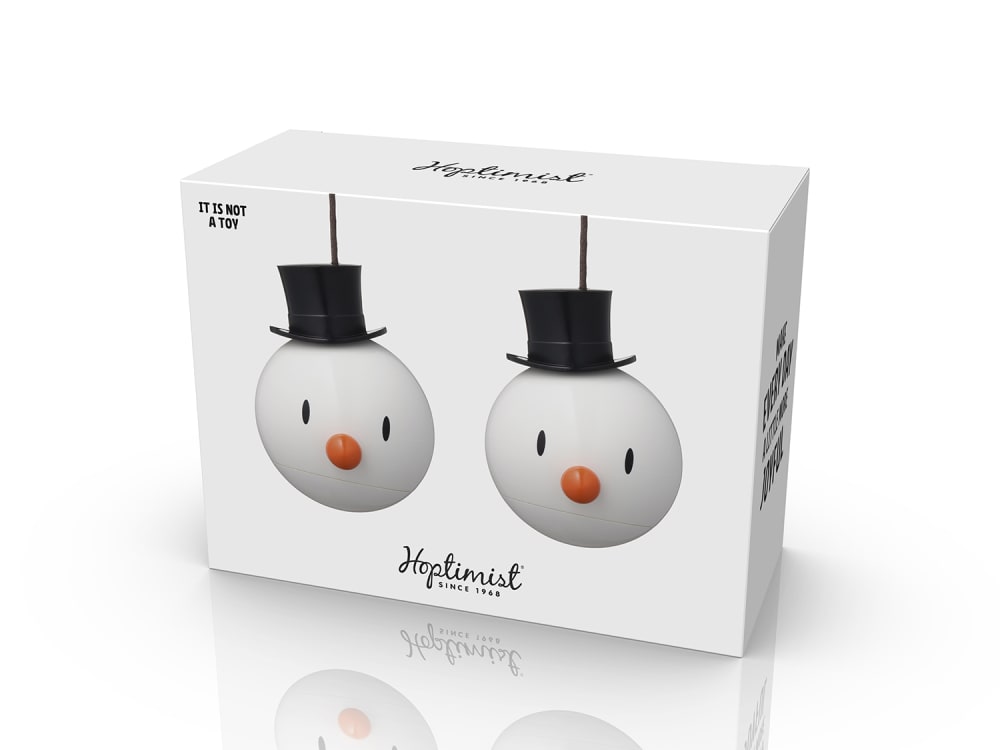 Décoration à suspendre bonhomme 2 pièces blanc - Maisons du Monde